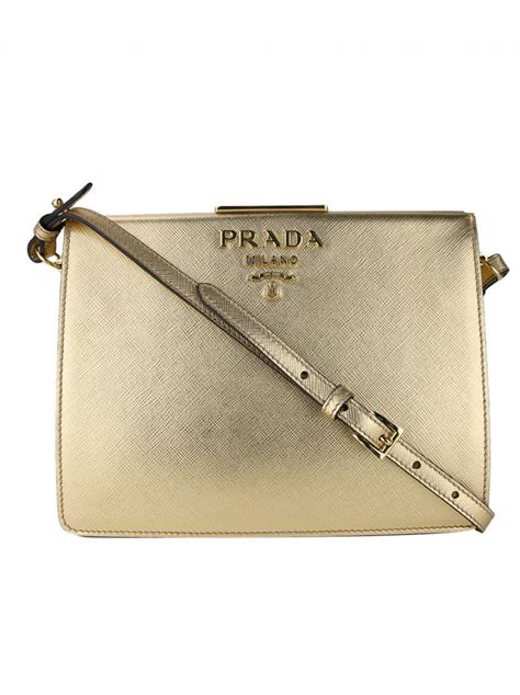 bolsa prada corrente dourada|bolsa prada farfetch.